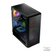 Kép 3/18 - Logic Aramis ARGB Midi Tempered Glass Black gépház