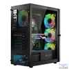 Kép 6/18 - Logic Aramis ARGB Midi Tempered Glass Black gépház