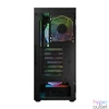 Kép 9/18 - Logic Aramis ARGB Midi Tempered Glass Black gépház