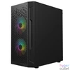 Kép 4/8 - Logic Aramis ARGB Mini Tempered Glass Black gépház