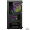 Kép 7/8 - Logic Aramis ARGB Mini Tempered Glass Black gépház