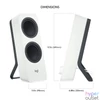 Kép 2/5 - Logitech Z207 Bluetooth Speaker White hangszóró