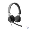 Kép 1/5 - Logitech MSFT Teams Zone Wired Headset Black