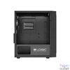 Kép 3/6 - Modecom Logic Atos ARGB Tempered Glass Black gépház
