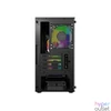 Kép 4/6 - Modecom Logic Atos ARGB Tempered Glass Black gépház