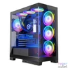 Kép 1/25 - Modecom Volcano Space Apex ARGB Tempered Glass Black gépház