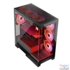 Kép 11/25 - Modecom Volcano Space Apex ARGB Tempered Glass Black gépház