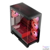 Kép 12/25 - Modecom Volcano Space Apex ARGB Tempered Glass Black gépház