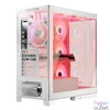 Kép 9/23 - Modecom Volcano Space Apex ARGB Tempered Glass White gépház