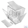 Kép 6/6 - Modecom Volcano Space Midi Tempered Glass White gépház