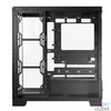 Kép 5/6 - Modecom Volcano Space Midi Tempered Glass Black gépház