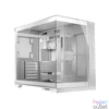 Kép 1/3 - Modecom Volcano Panorama NF Midi Tempered Glass White gépház