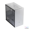 Kép 2/4 - MS Fighter S301 Gaming Tempered Glass Window White gépház