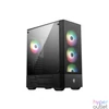 Kép 1/4 - Msi MAG FORGE 112R Tempered Glass Black gépház