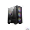 Kép 1/5 - Msi MAG FORGE M100A Tempered Glass Black gépház