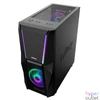 Kép 13/19 - Njoy Fort Tempered Glass Black gépház