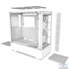 Kép 5/6 - NZXT H5 Elite RGB Tempered Glass White gépház