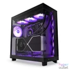 Kép 1/6 - NZXT H6 Flow RGB (2023) Tempered Glass Matte Black gépház