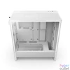 Kép 3/6 - NZXT H5 Flow RGB (2024) Tempered Glass White gépház