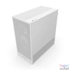 Kép 4/6 - NZXT H5 Flow RGB (2024) Tempered Glass White gépház