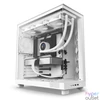 Kép 1/6 - NZXT H6 Flow (2023) Tempered Glass Matte White gépház