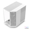 Kép 3/6 - NZXT H6 Flow (2023) Tempered Glass Matte White gépház
