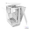 Kép 5/6 - NZXT H6 Flow (2023) Tempered Glass Matte White gépház