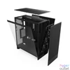 Kép 5/6 - NZXT H7 Flow (2024) Tempered Glass Matte Black gépház
