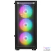 Kép 2/6 - Rampage SHIVA RGB Tempered Glass Black gépház