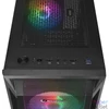 Kép 6/6 - Rampage SHIVA RGB Tempered Glass Black gépház