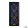 Kép 2/6 - Rampage Everest Bumpy RGB Tempered Glass Black gépház