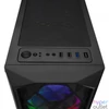 Kép 4/6 - Rampage Everest Bumpy RGB Tempered Glass Black gépház