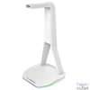 Kép 3/5 - Rampage Tower T14 RGB Headset Stand White