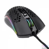 Kép 6/8 - Redragon Storm RGB Wired gaming mouse Black egér