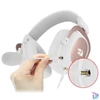 Kép 6/8 - Redragon Zeus 7.1 Gaming Headset White