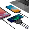 Kép 9/25 - RivaCase VA2604 Magsafe Qi Wireless15W + QC/PD20W 10000mAh Powerbank Black