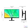 Kép 5/5 - Samsung 24" LS24D600EAUXEN IPS LED monitor