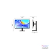 Kép 5/7 - Samsung 27" LS27D800EAUXEN LED monitor