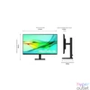 Kép 5/7 - Samsung 32" LS32D600UAUXEN IPS LED monitor
