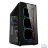 Kép 1/7 - Sharkoon TG6 RGB Tempered Glass Black gépház