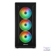 Kép 2/9 - Sharkoon TG6M RGB Tempered Glass Black gépház