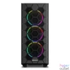 Kép 2/8 - Sharkoon RGB Hex Tempered Glass Black gépház