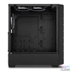 Kép 5/8 - Sharkoon RGB Hex Tempered Glass Black gépház