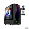 Kép 1/8 - Spirit Of Gamer Intinity Dark Tempered Glass Black gépház