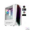Kép 1/7 - Spirit Of Gamer Intinity Dark Tempered Glass White gépház