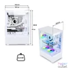 Kép 8/8 - Spirit Of Gamer Spectra Arctic Window White gépház