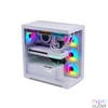 Kép 2/3 - Spirit Of Gamer Spark RGB Tempered Glass Arctic gépház