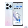 Kép 1/8 - Tecno Spark 20 Pro LTE 256GB DualSIM Frosty Ivory mobiltelefon