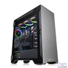 Kép 1/10 - Thermaltake A500 Aluminum Tempered Glass Black gépház