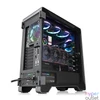 Kép 7/10 - Thermaltake A500 Aluminum Tempered Glass Black gépház